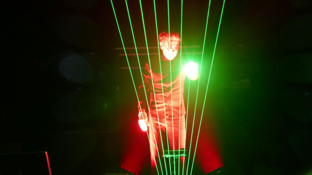 JMJ is most well known for his laser musical harp