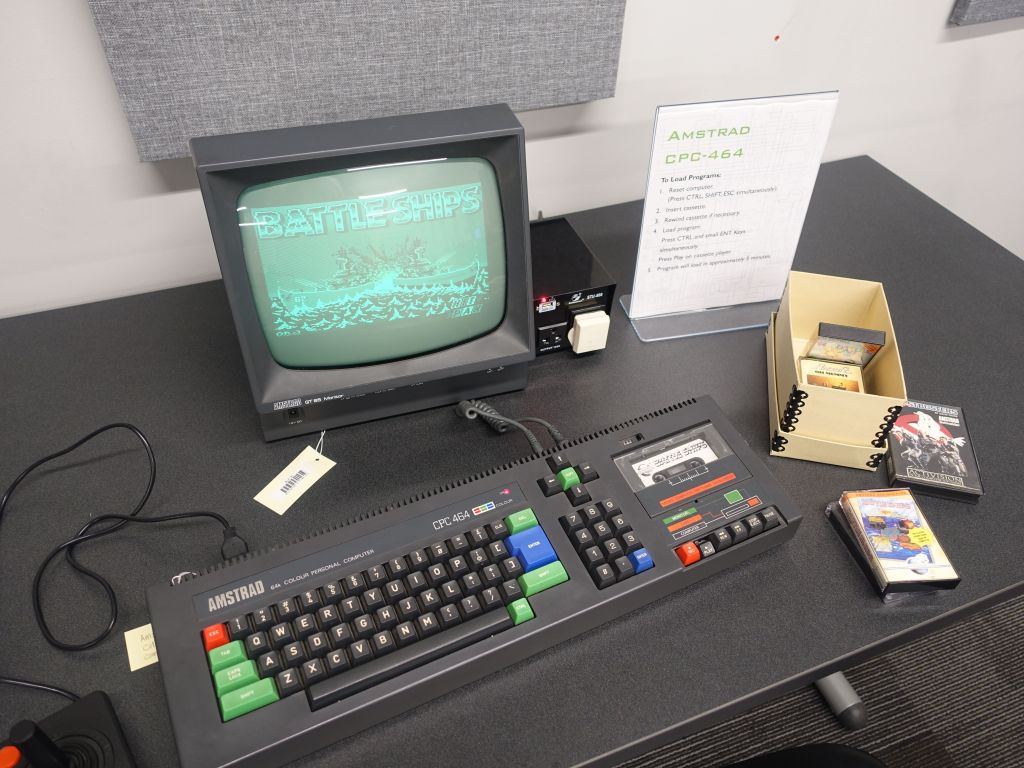 and an Amstrad CPC-464 too
