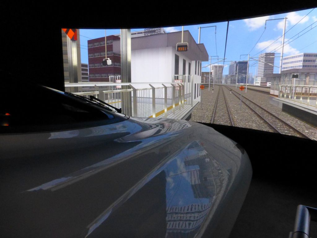 Shinkansen simulator