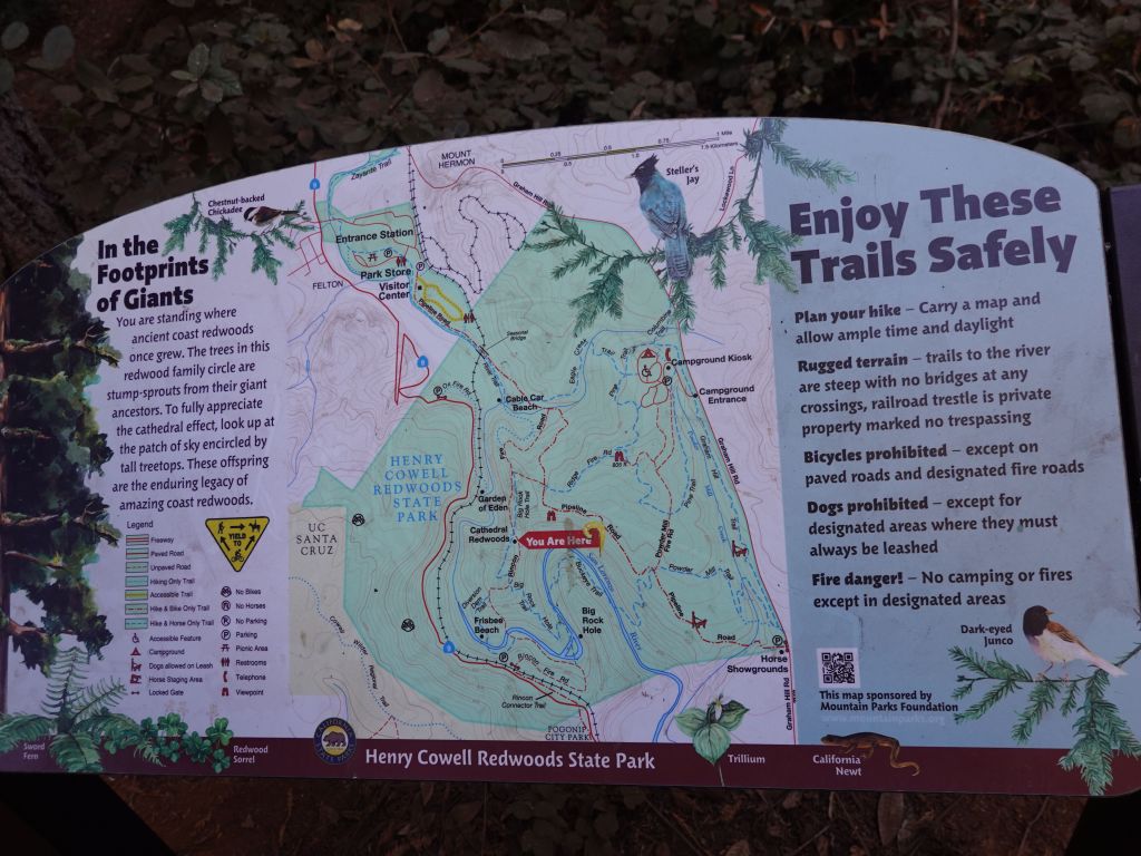 the trail maps was incomplete and at times, just a suggestion