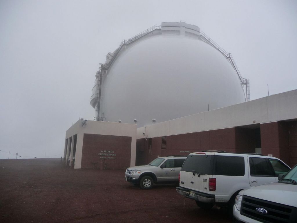 half of the Keck observatory