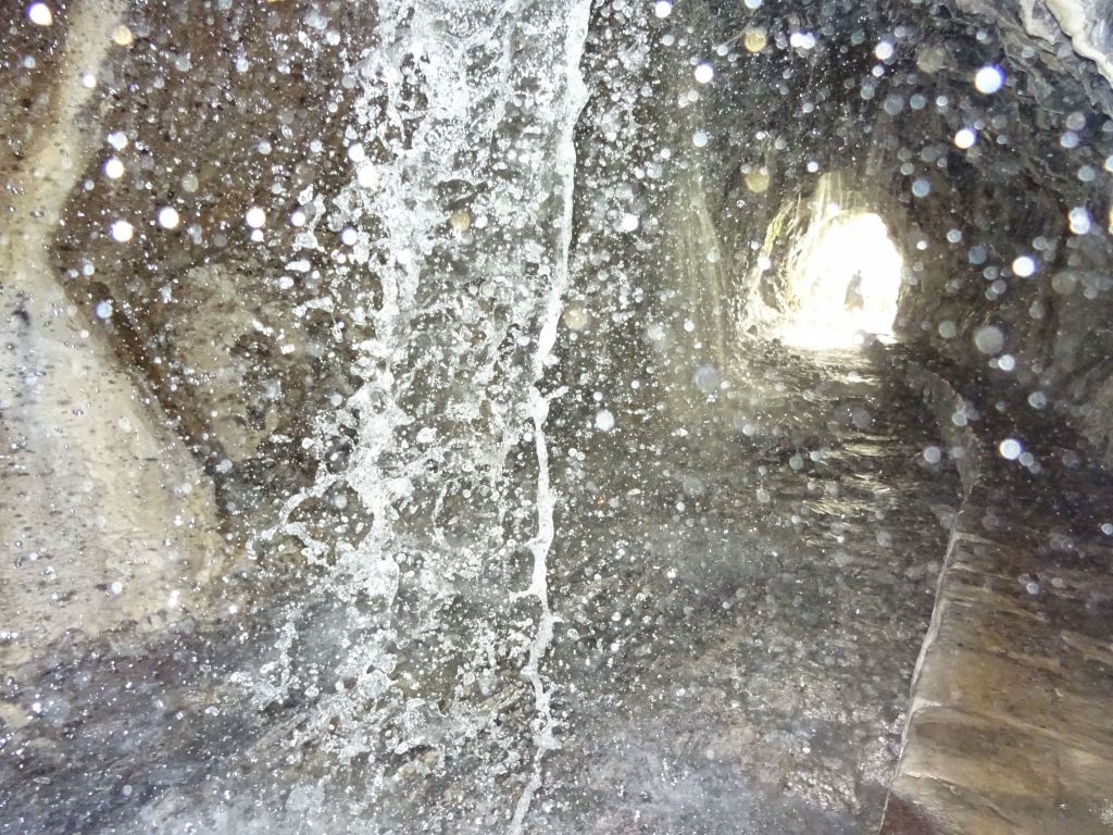 I got a tiny bit wet in the waterfall cave, but not too much :)