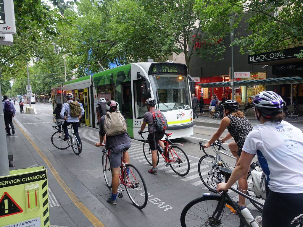 Melbourne does a very good job with public transportation