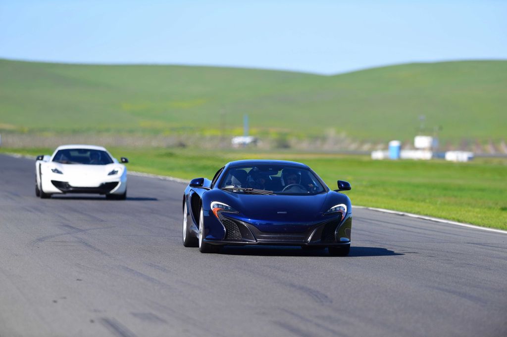 The 12C driver was doing better than me, keeping up despite less power