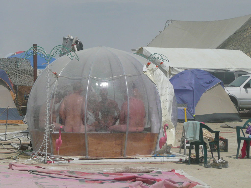 Marc MERLIN's experience at Burning Man 2007: The Green Man